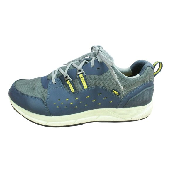 LL Bean Men's Foam-Padded Collar Blue Gray Nylon Fitness Walking Shoes Size 13 M - Picture 1 of 9